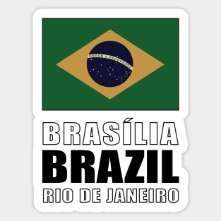 Flag of Brazil Sticker